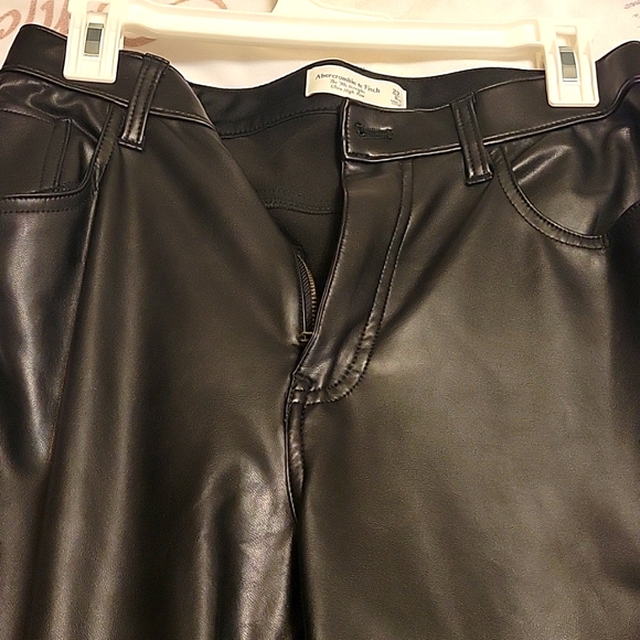 Abercrombie & Fitch Pants - Leather pants Abercrombie and fitch